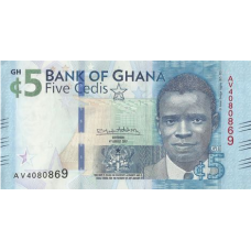(363) Ghana P44 - 5 Cedis Year 2017
